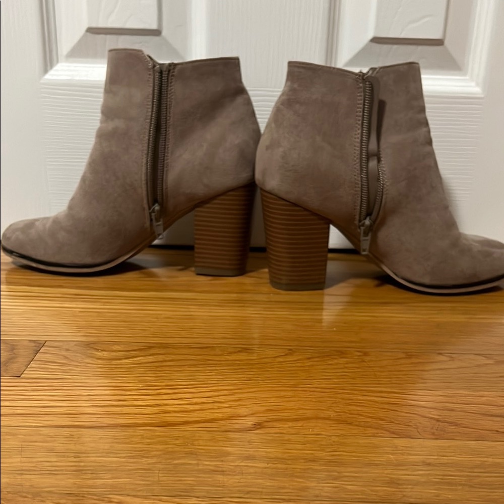Women's Taupe Ankle Boots